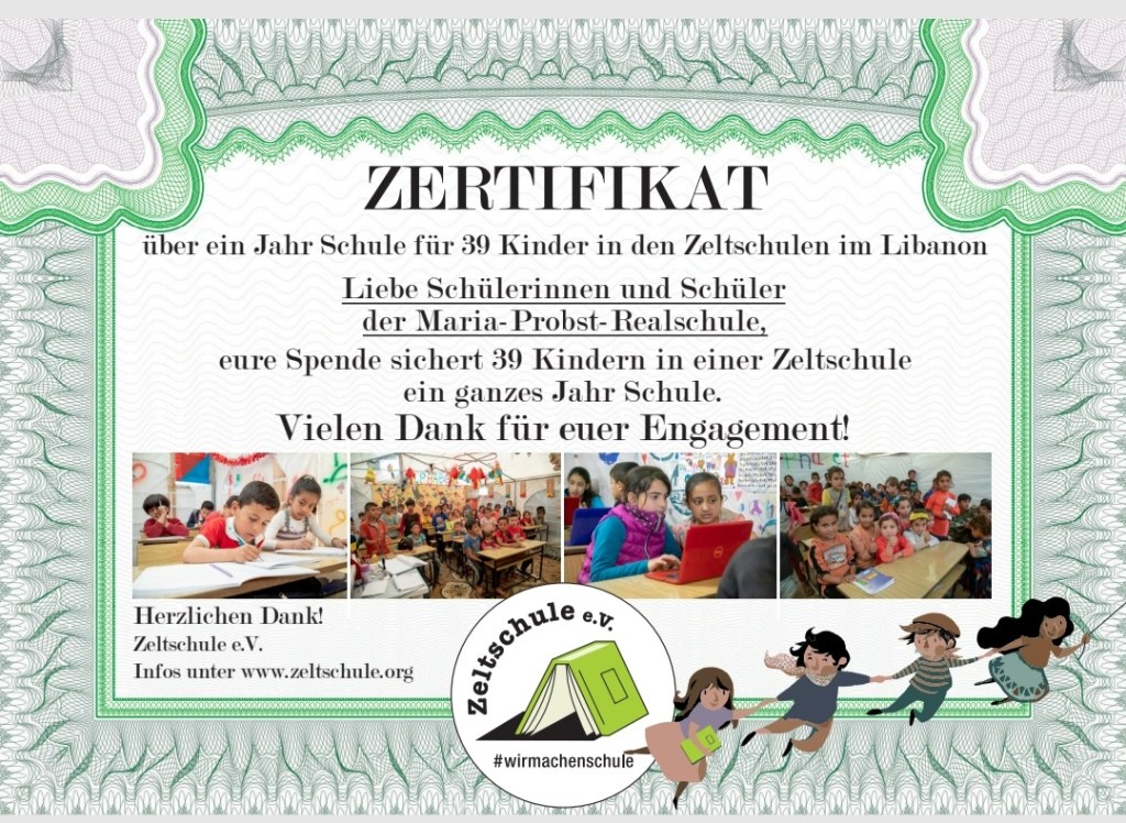 Spenden für die&nbsp;Zeltschule