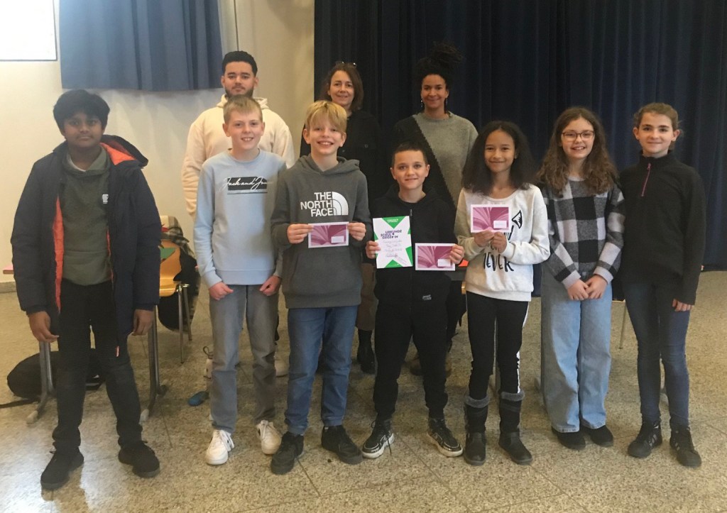 Sieger beim Vorlesewettbewerb