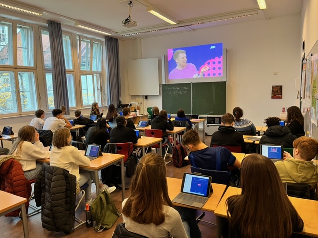 Klasse 8c zum Thema&nbsp;KI