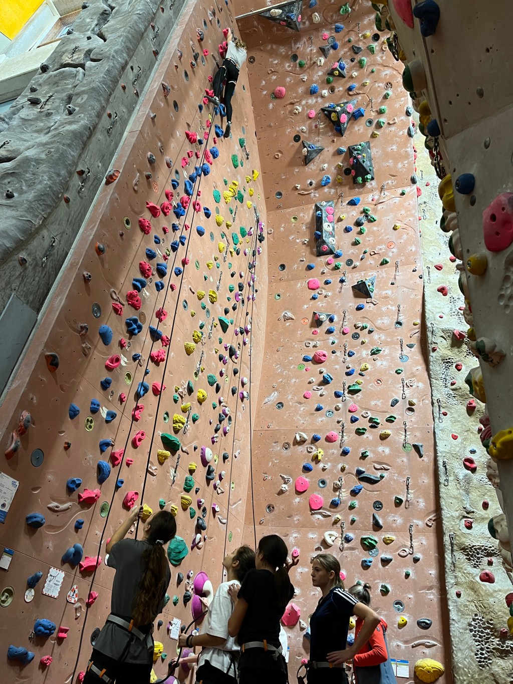 Outdoor AG wieder indoor beim&nbsp;Kraxeln