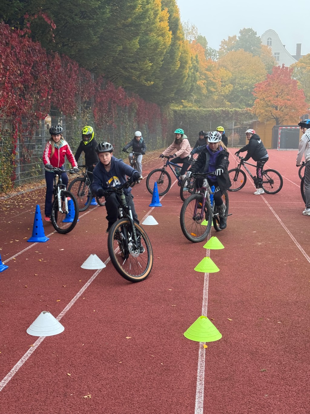 Techniktraining bei der MTB-AG
