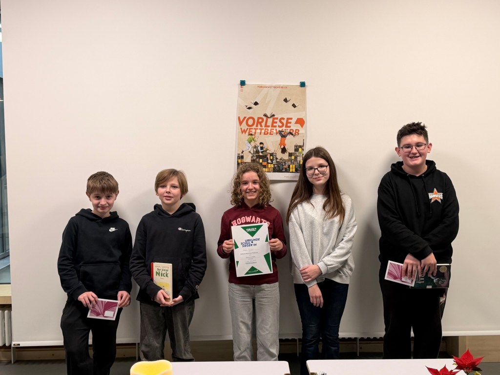 Lust am Lesen – Vorlesewettbewerb in der Klassenstufe&nbsp;6