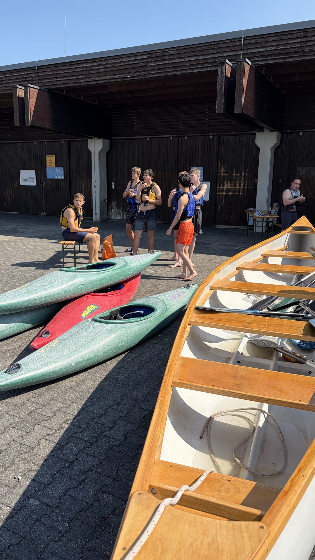 Ausflug zur Ruderregatta-Strecke